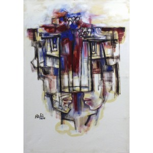 Mansoor Rahi, 24 x 36 Inch, Oil on Canvas, Figurative Painting, AC-MSR-040
